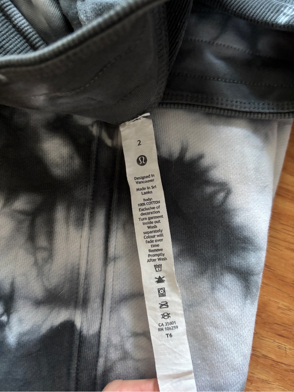 Lululemon Warm Down (Tie-Dye)Jogger Sweatpants in Earth Dye Stone - Picture 3 of 7